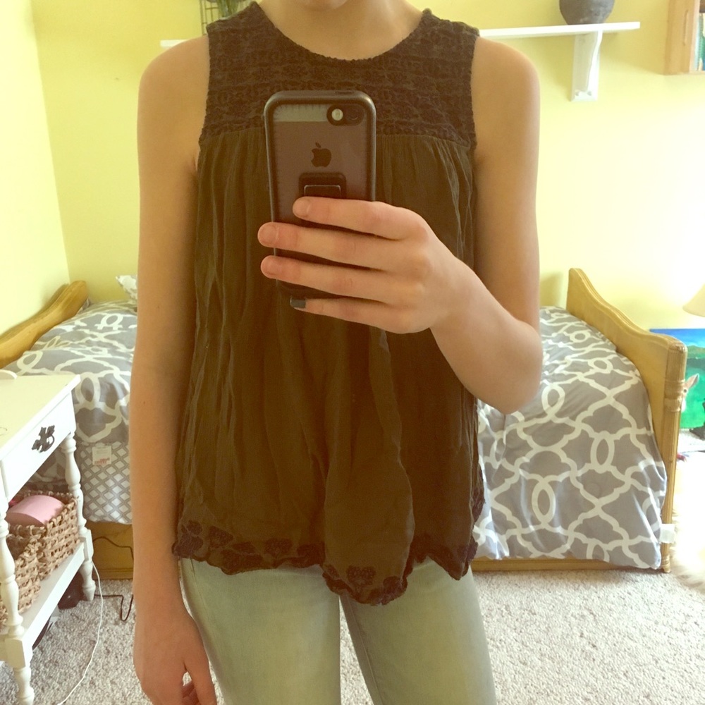 Embroidered Tank